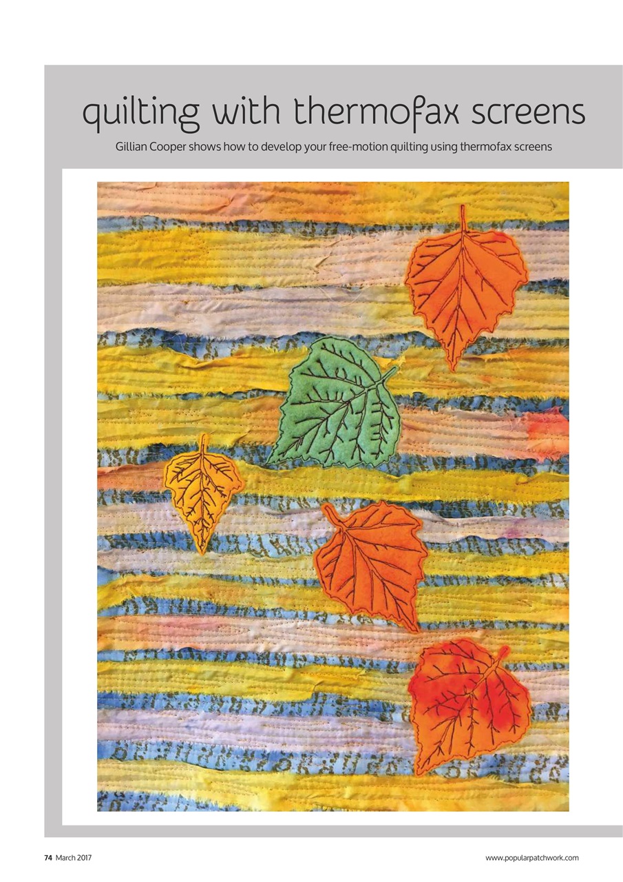 Popular Patchwork Magazine Preview Pages