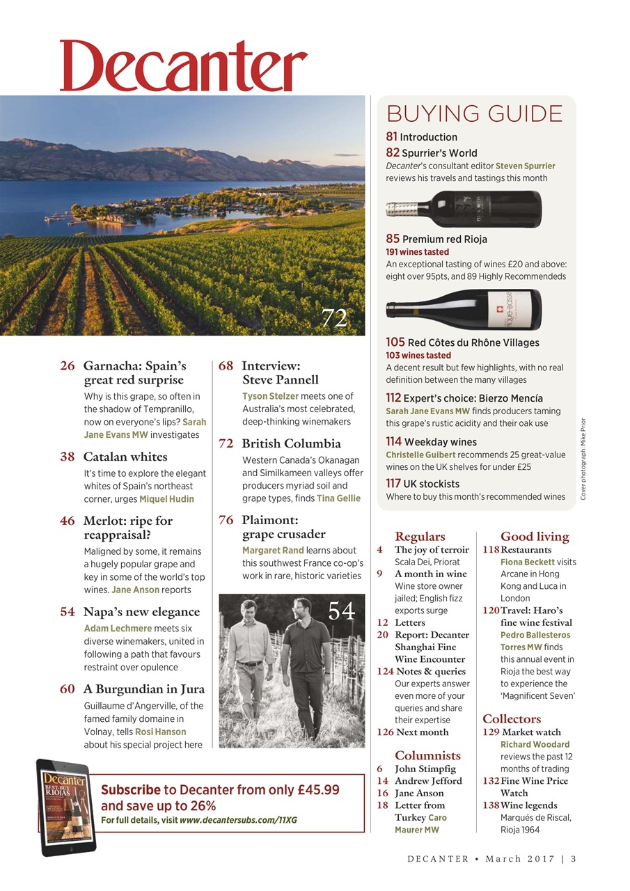 Decanter Preview Pages