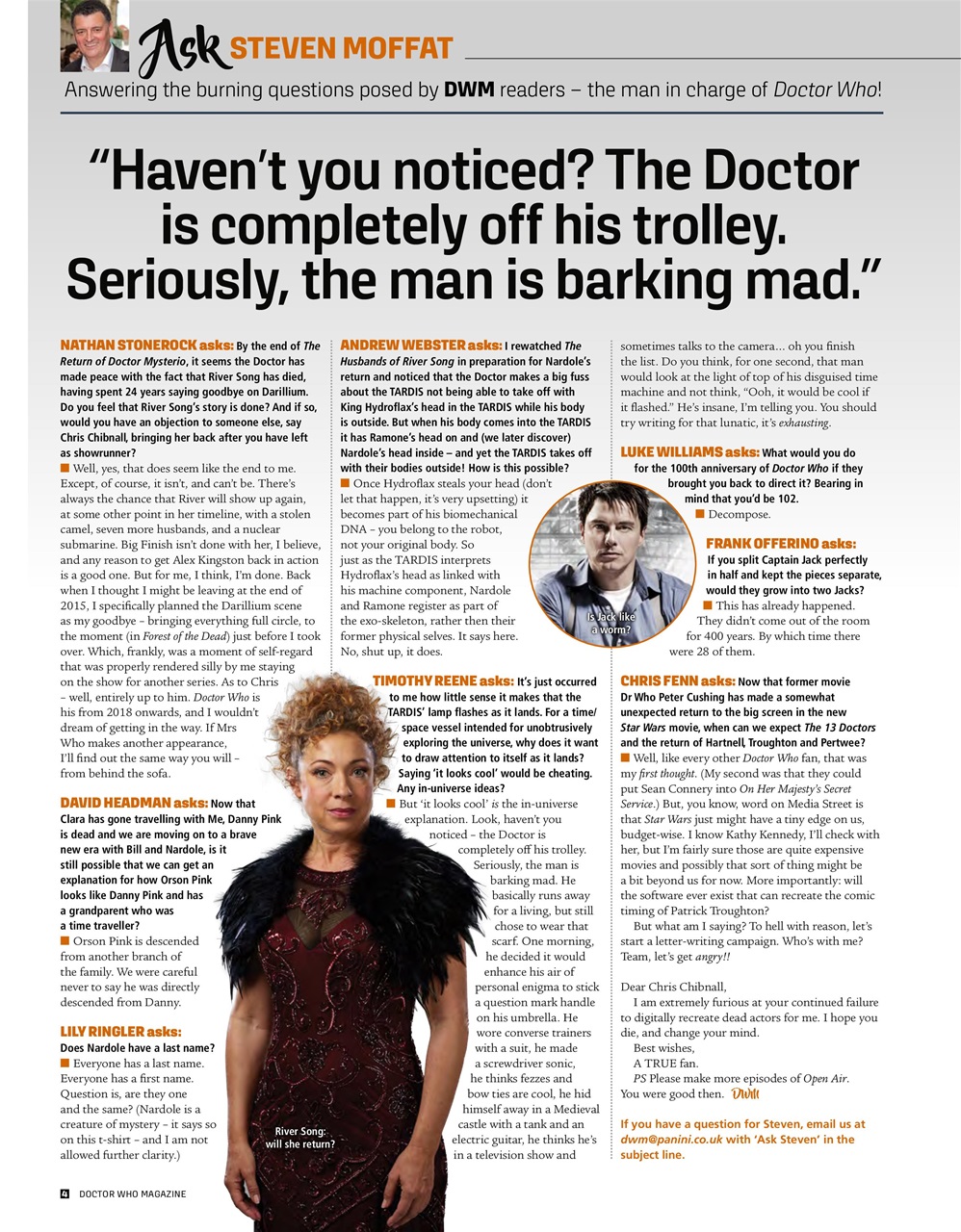Doctor Who Magazine Preview Pages