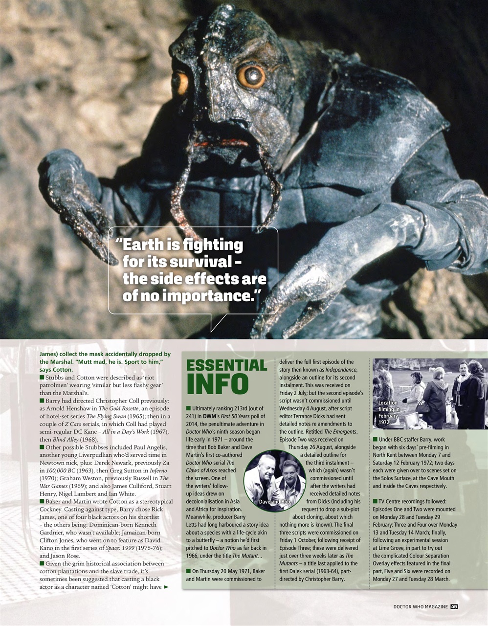 Doctor Who Magazine Preview Pages