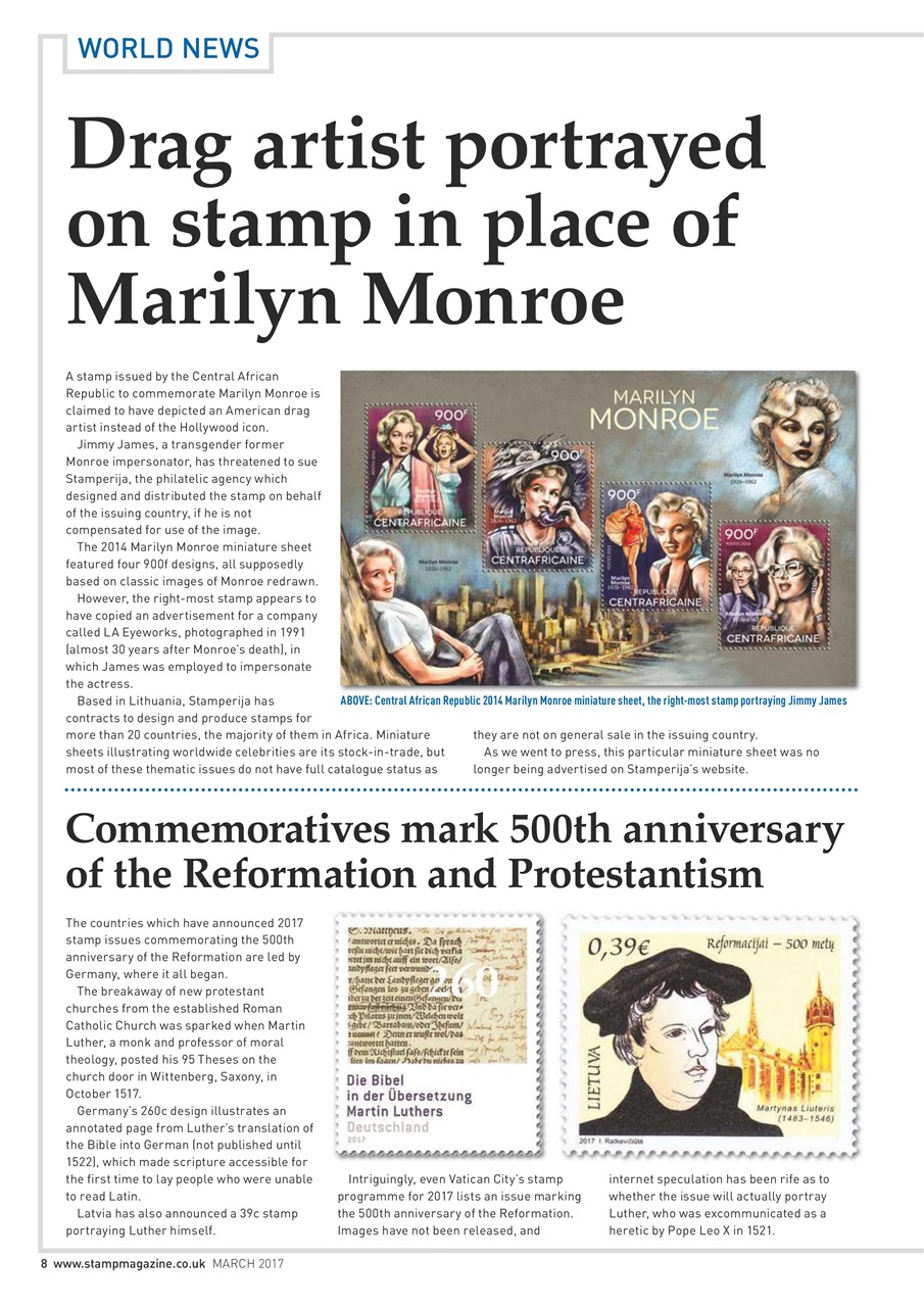 Stamp Magazine Preview Pages