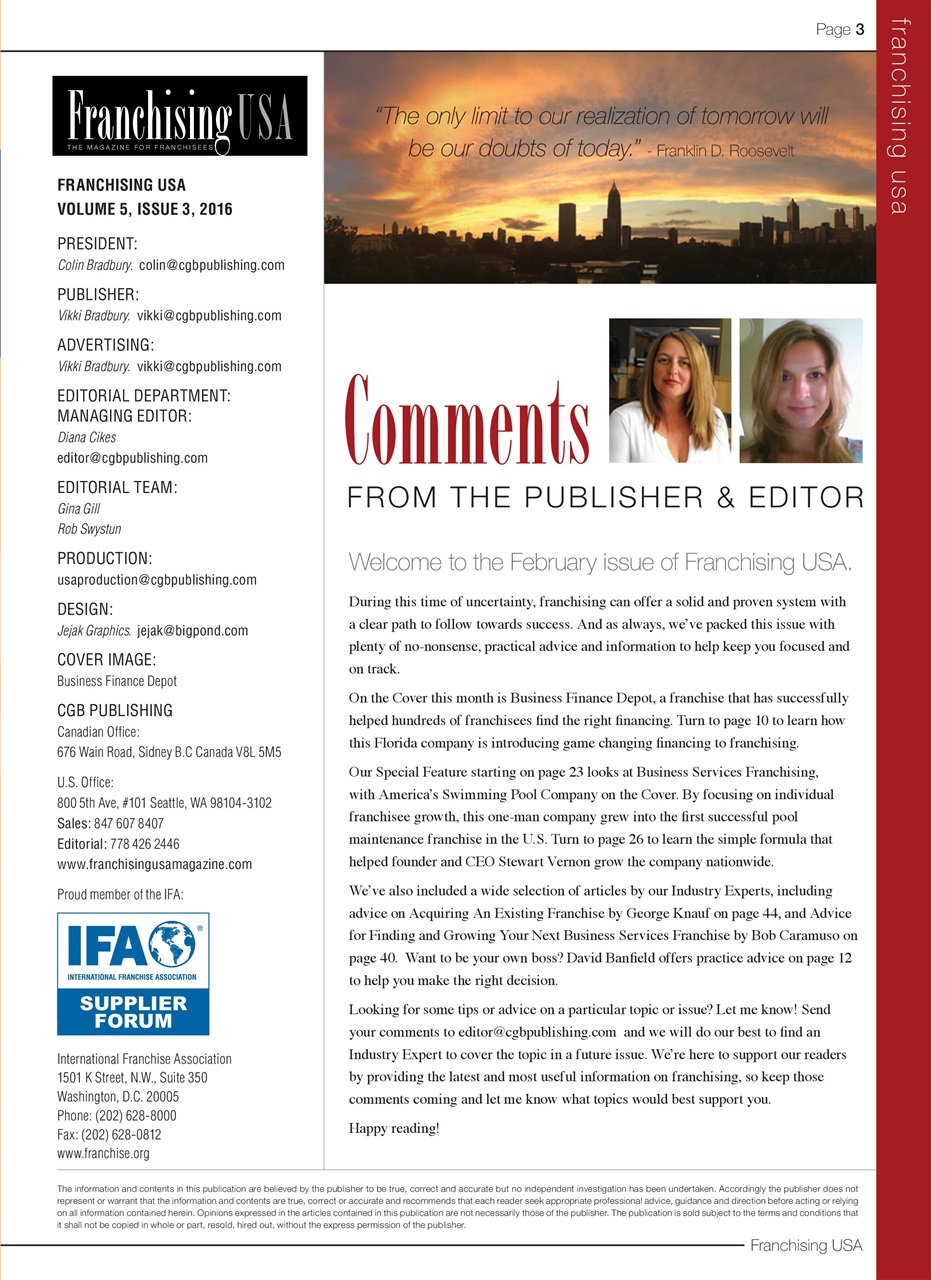 Franchising USA Preview Pages