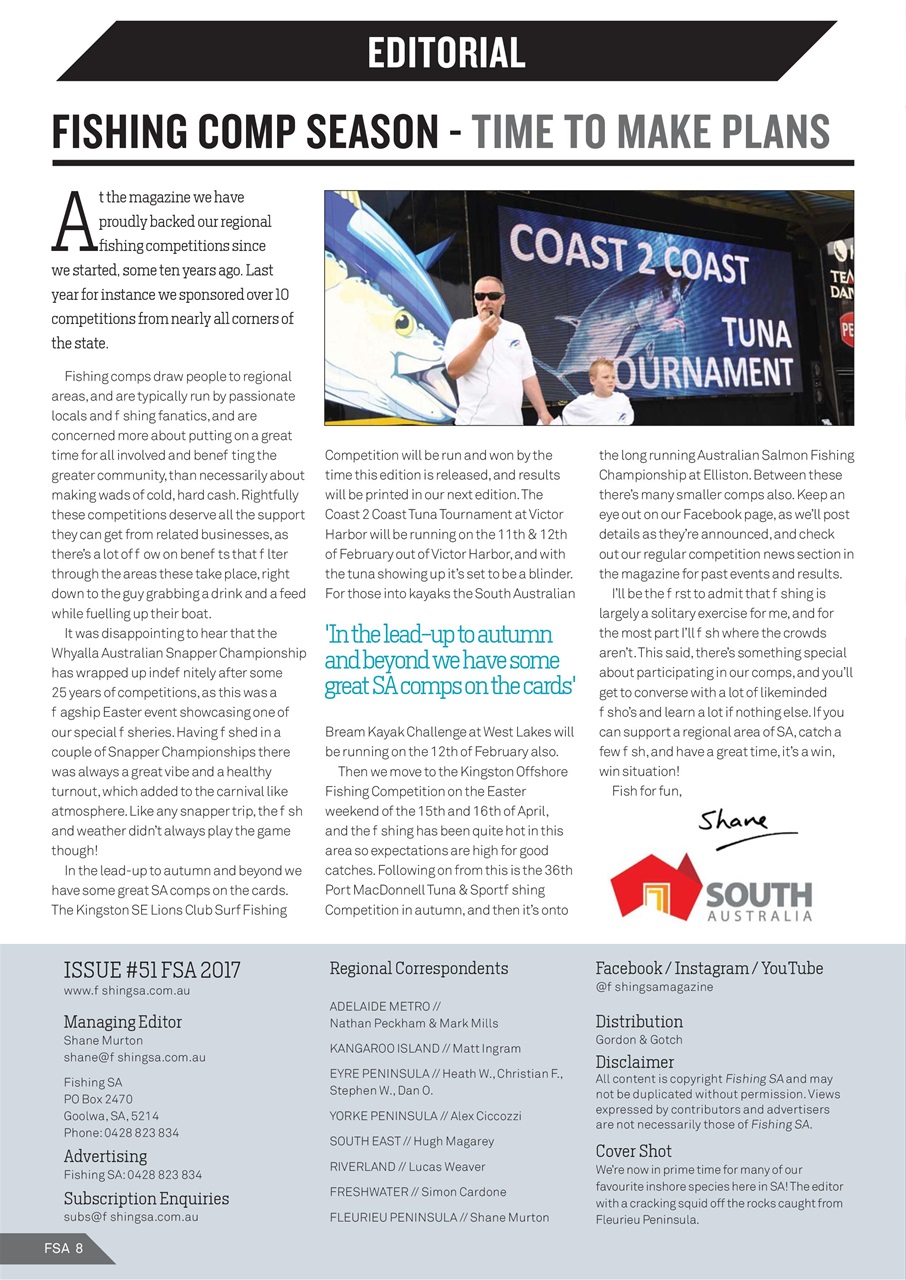 Fishing SA Preview Pages