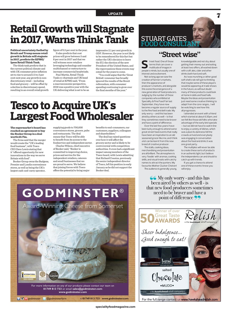 Speciality Food Preview Pages