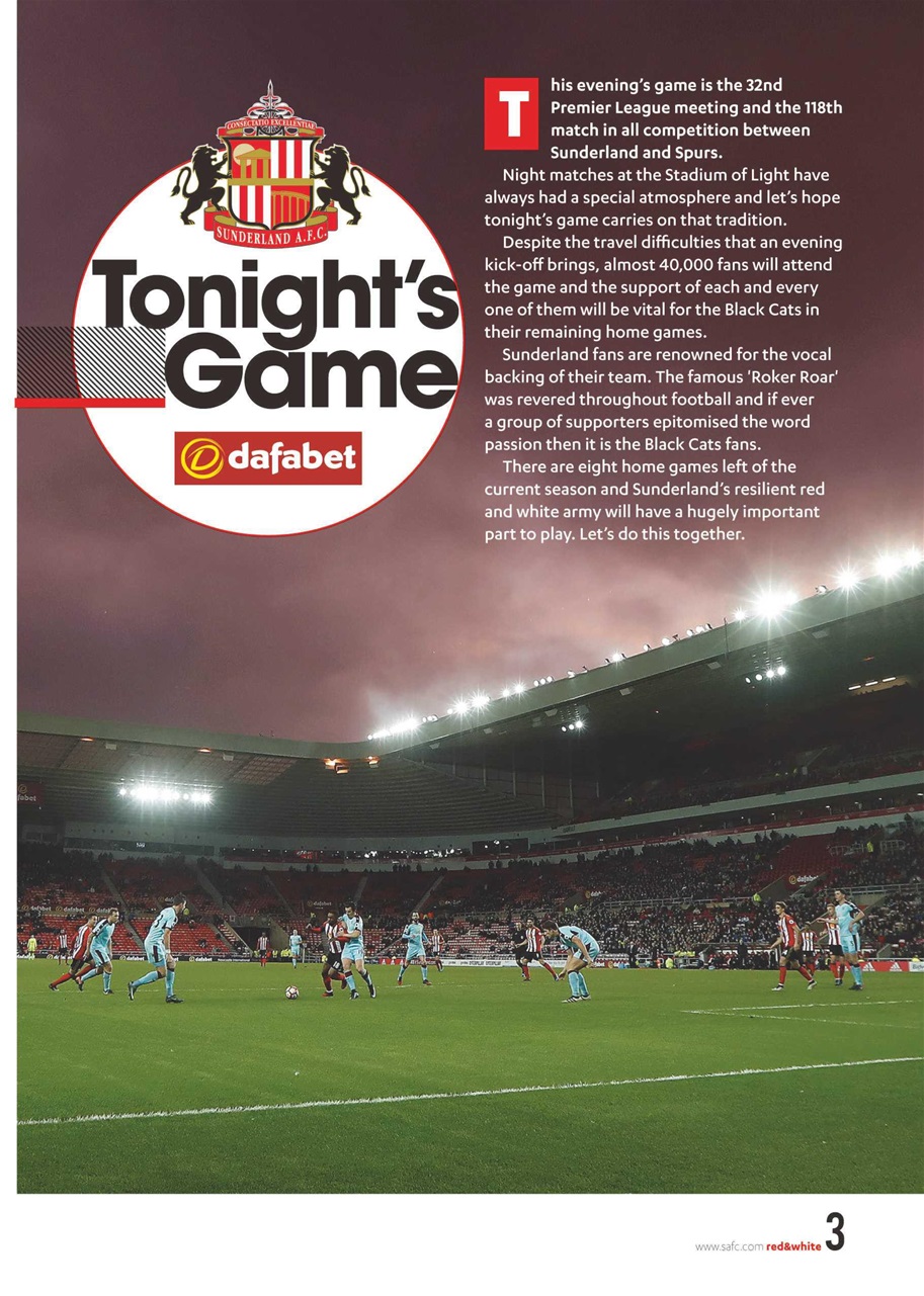 Sunderland FC Preview Pages