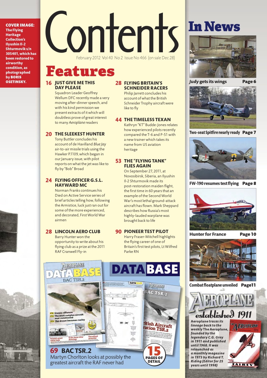 Aeroplane Preview Pages