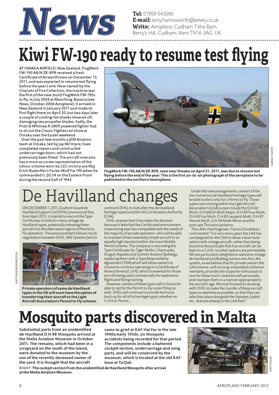 Aeroplane Preview Pages