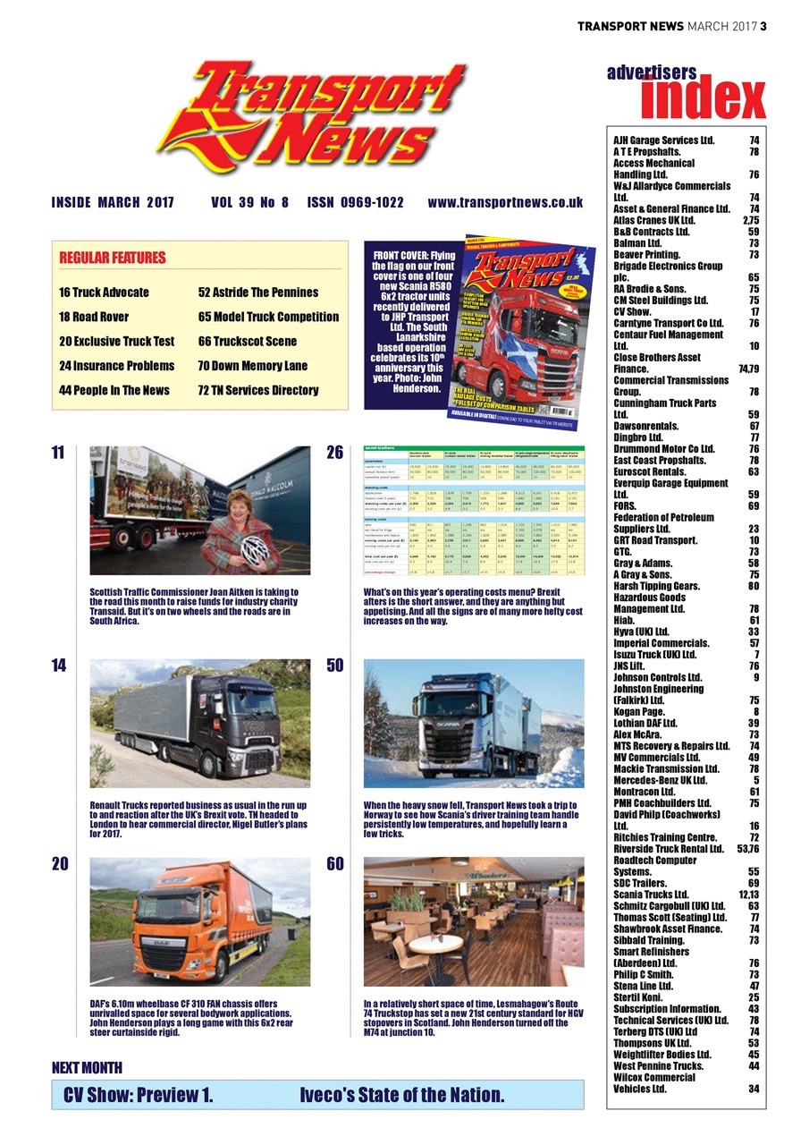 Transport News Preview Pages