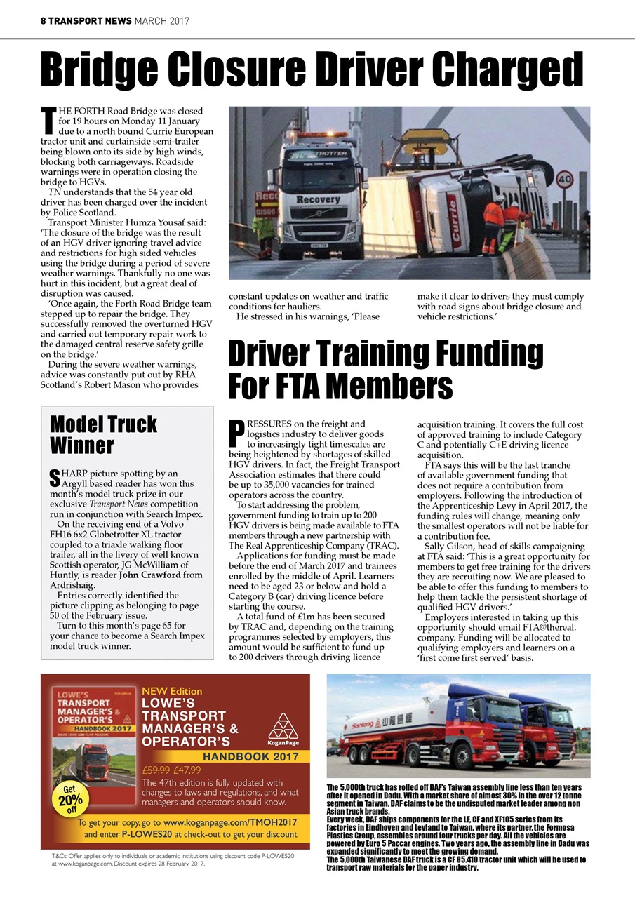 Transport News Preview Pages
