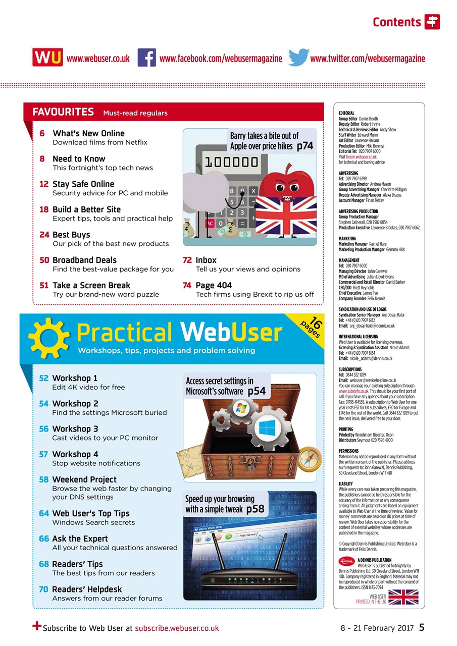 Webuser Preview Pages