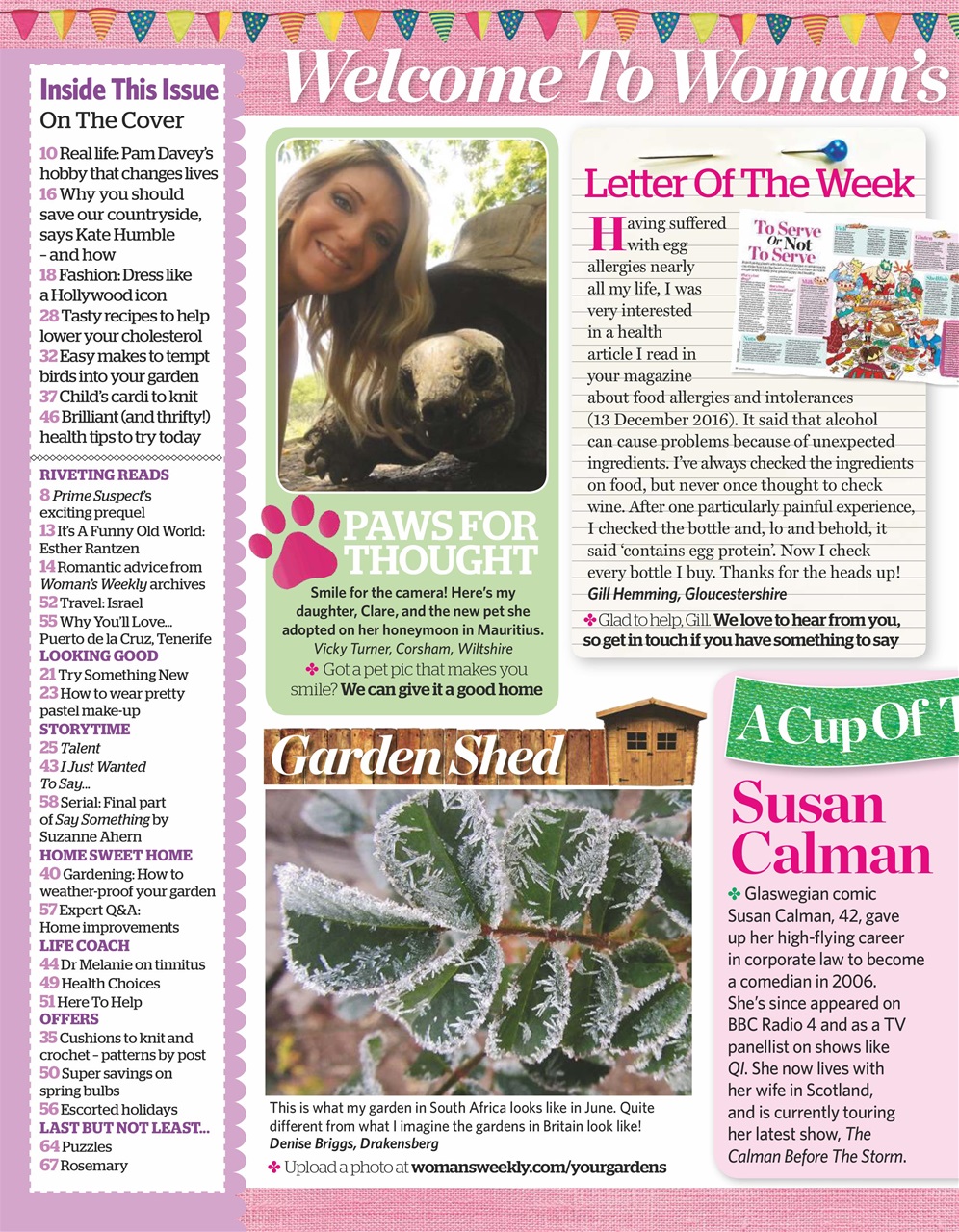 Woman's Weekly Preview Pages