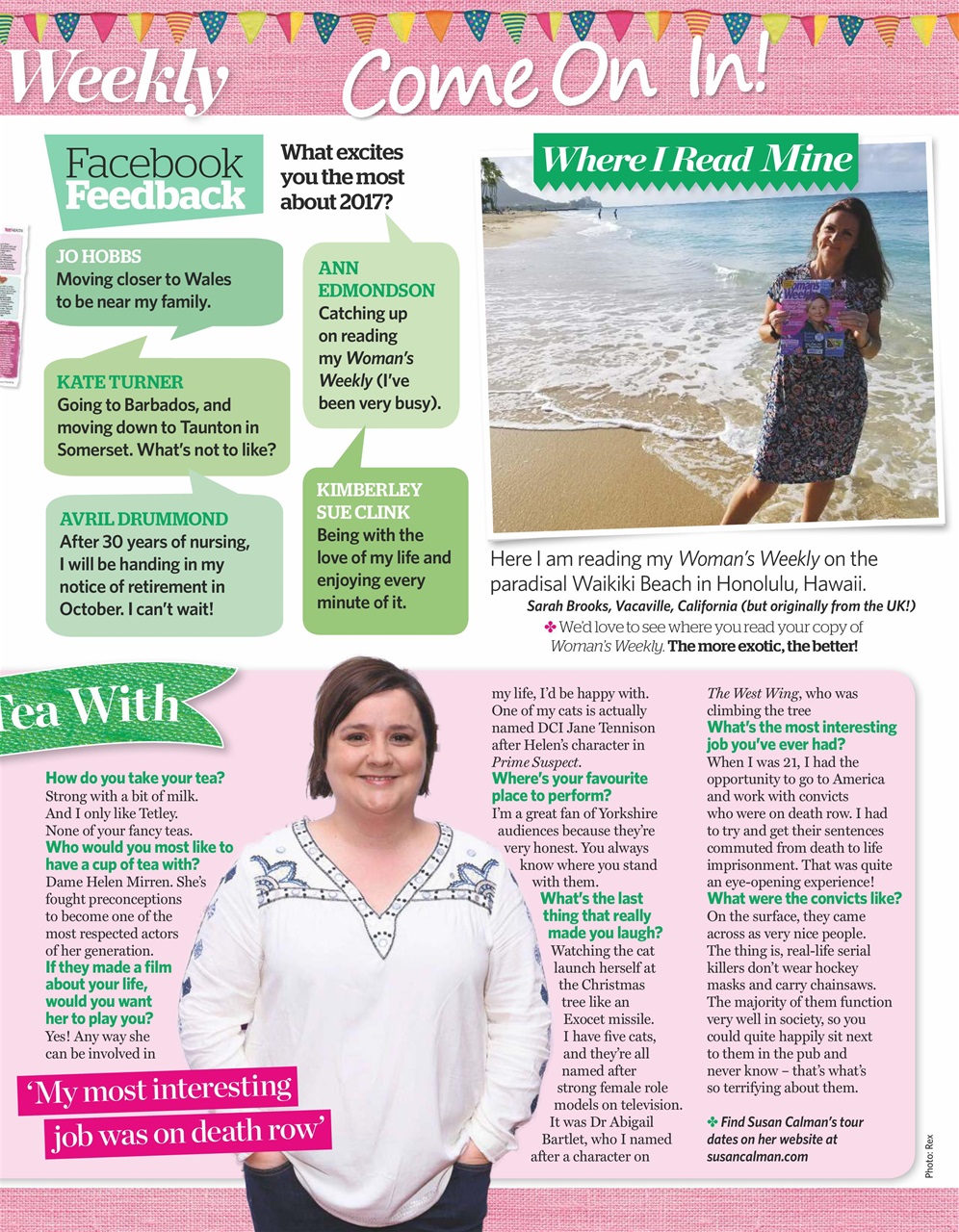 Woman's Weekly Preview Pages