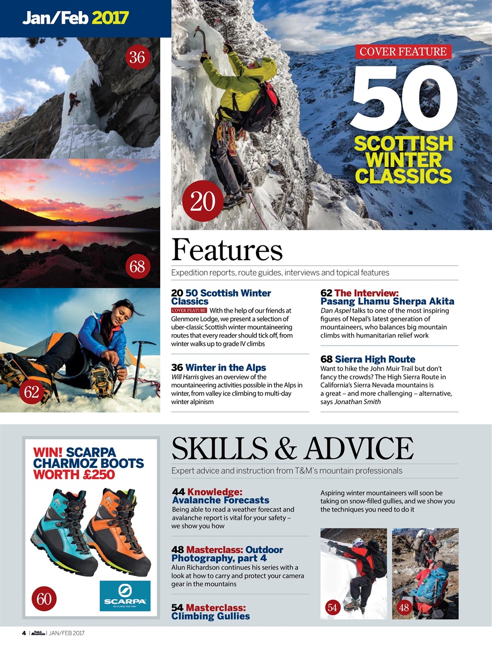 Trek & Mountain Magazine Preview Pages