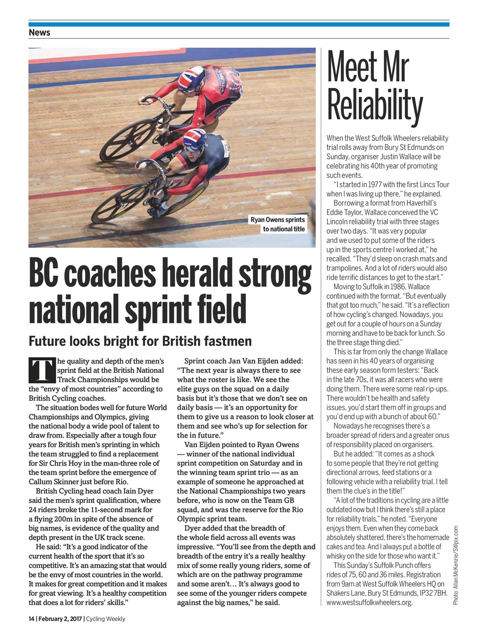 Cycling Weekly Preview Pages