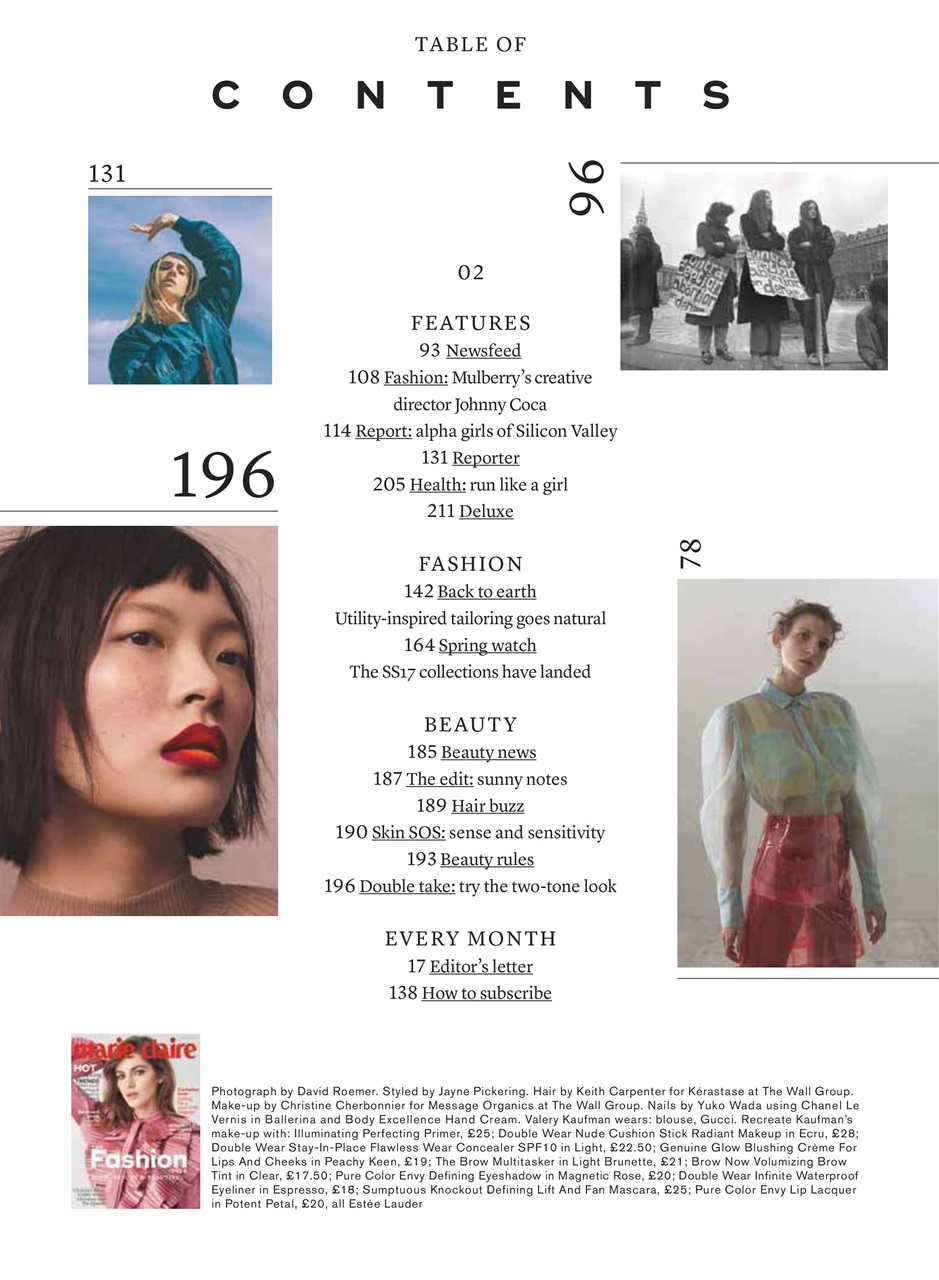Marie Claire Preview Pages