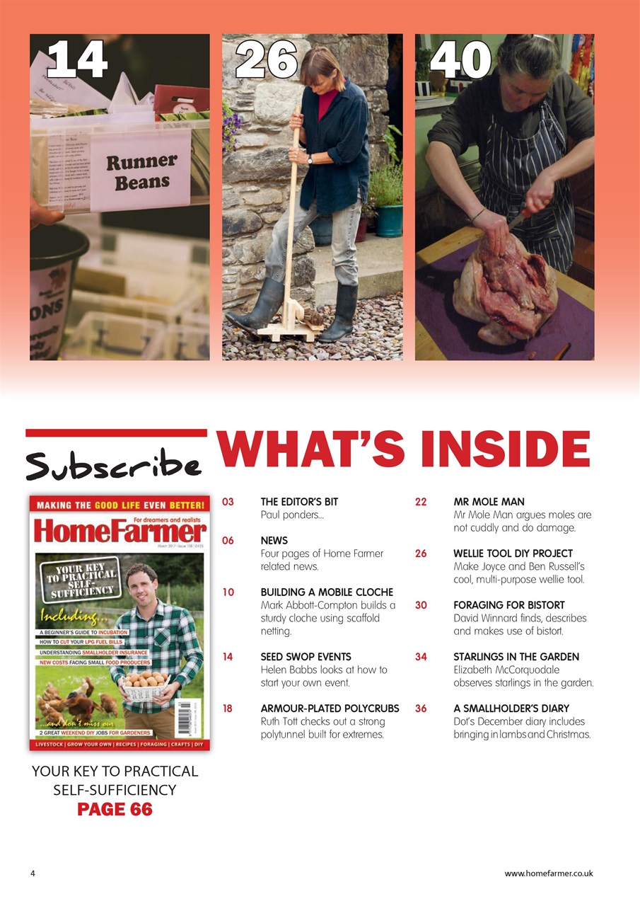 Home Farmer Magazine Preview Pages