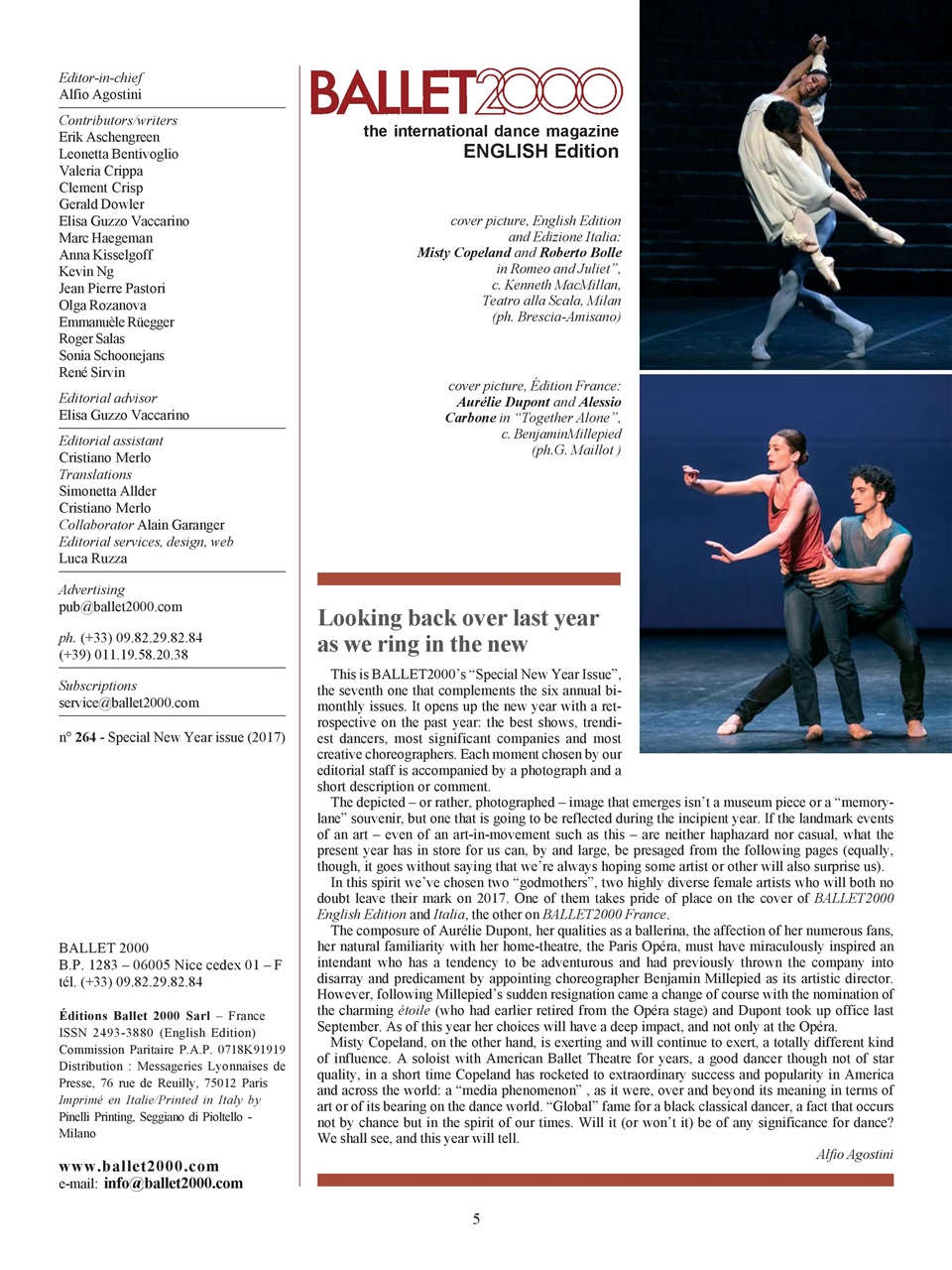 BALLET2000 English Edition Preview Pages