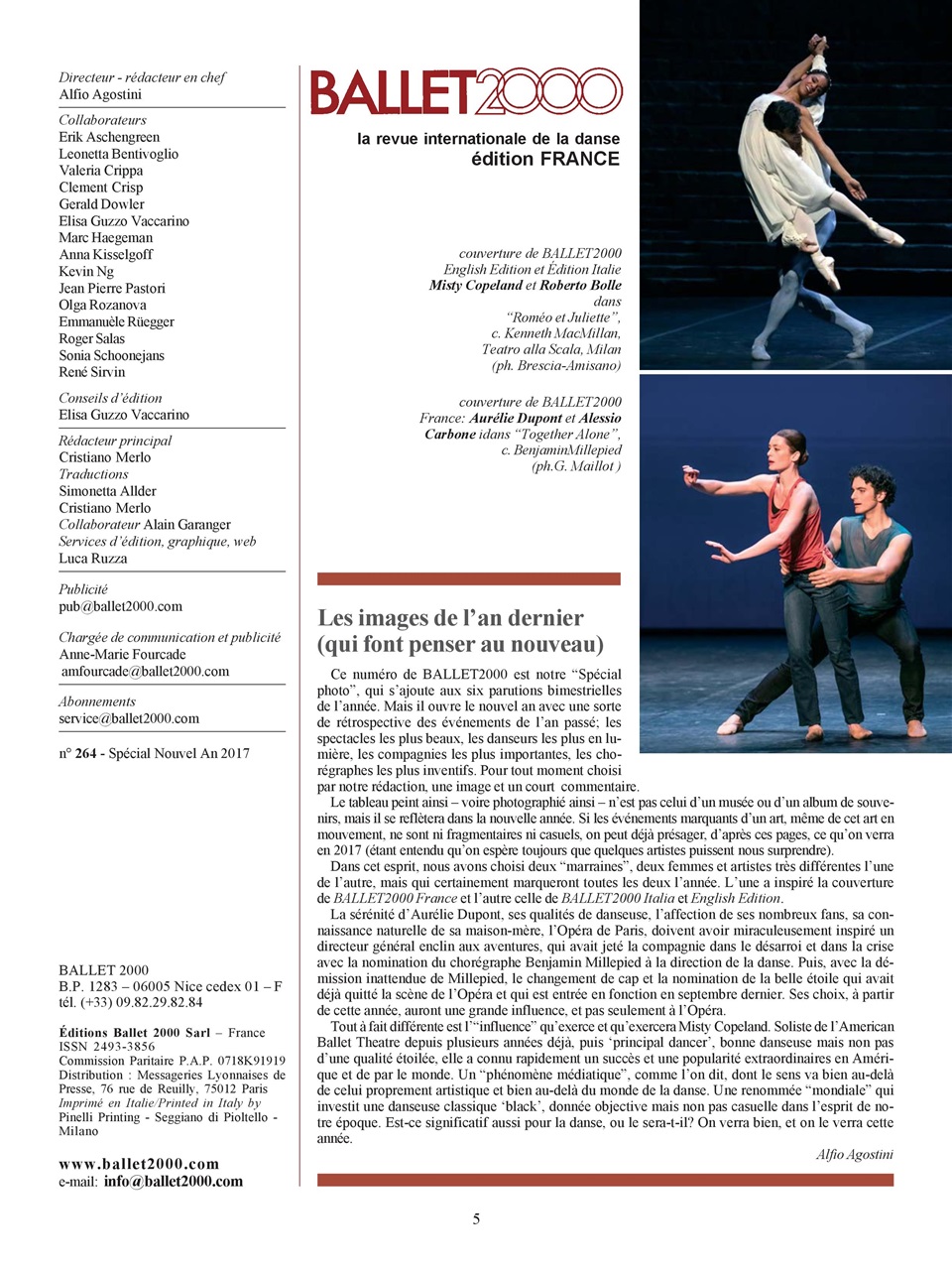 BALLET2000 Édition France Preview Pages