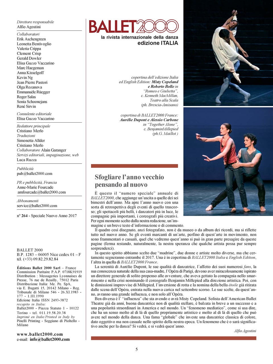 BALLET2000 Edizione Italia Preview Pages