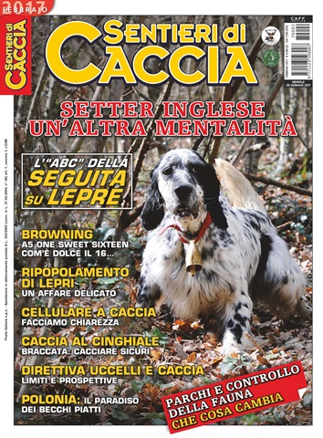 SENTIERI DI CACCIA issue Febbraio 2017