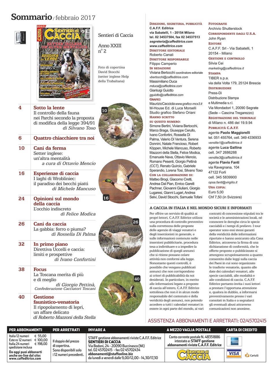 SENTIERI DI CACCIA Preview Pages