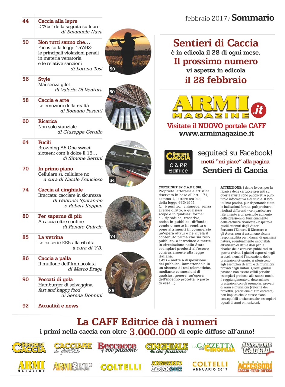 SENTIERI DI CACCIA Preview Pages