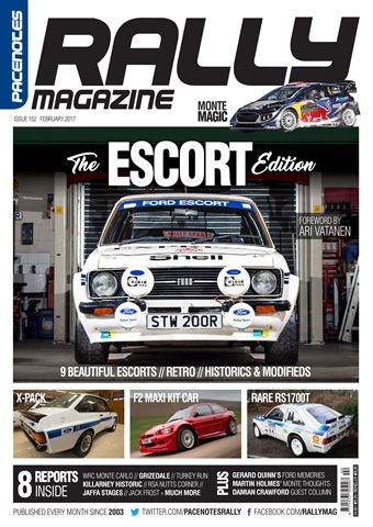Pacenotes Rally magazine issue Issue 152 - February 2017