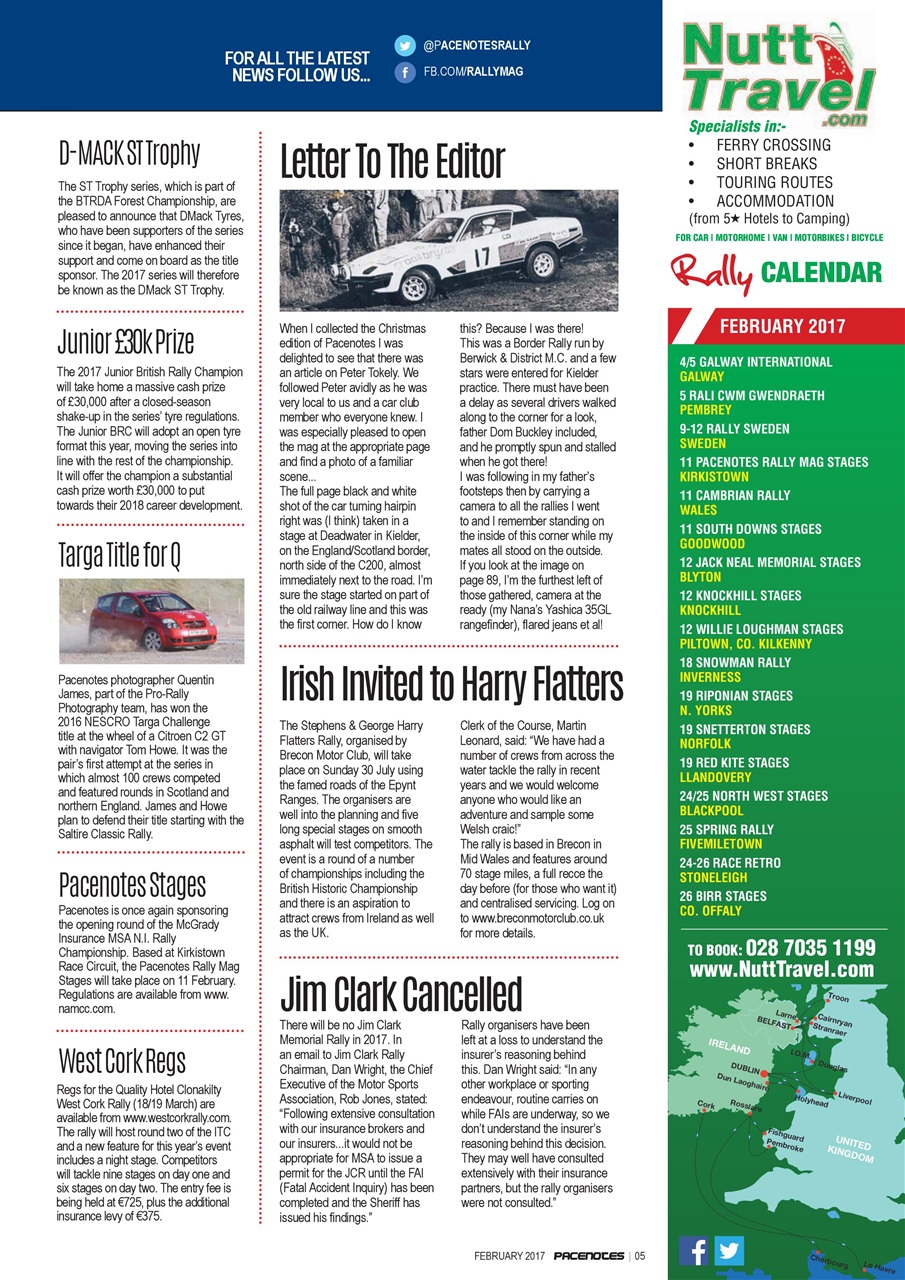 Pacenotes Rally magazine Preview Pages