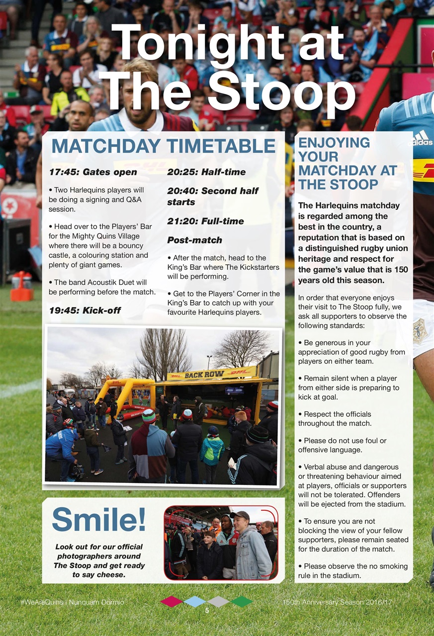 Harlequins Preview Pages