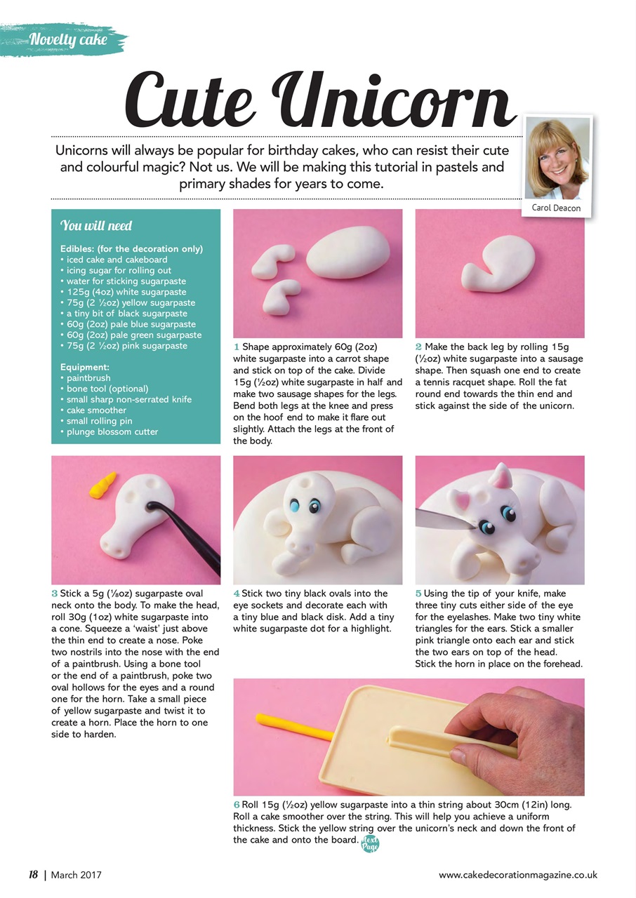 Cake Decoration & Sugarcraft Magazine Preview Pages