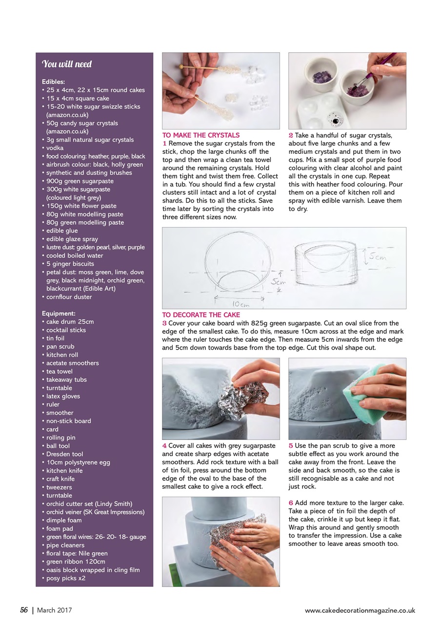 Cake Decoration & Sugarcraft Magazine Preview Pages