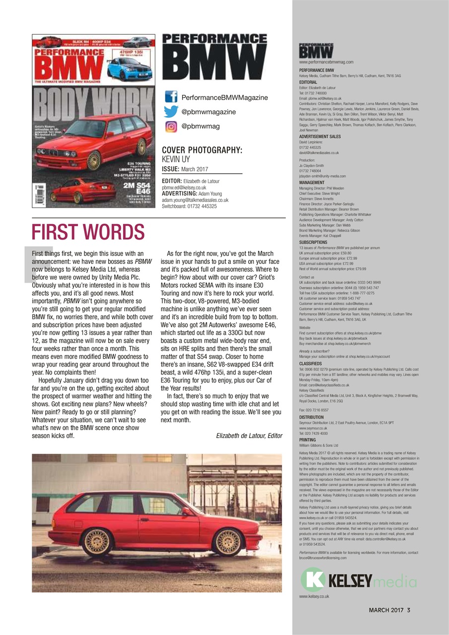 Performance BMW Preview Pages