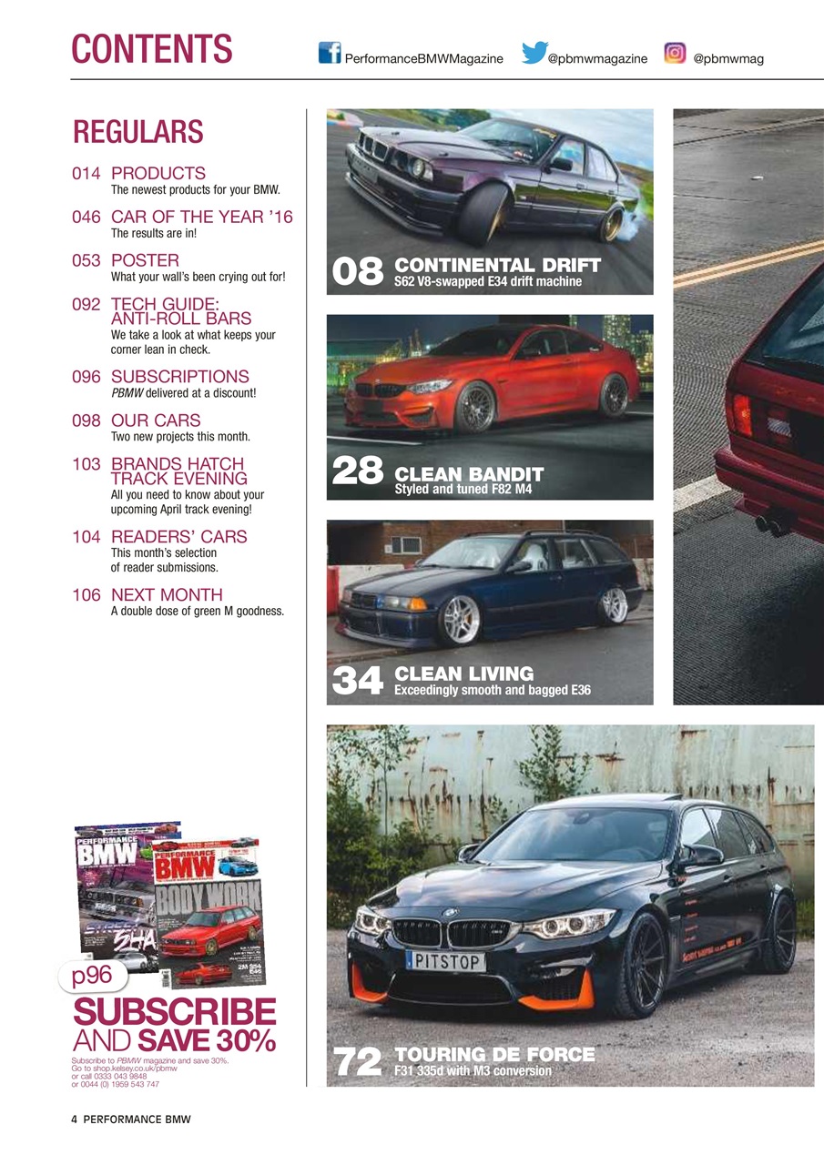 Performance BMW Preview Pages
