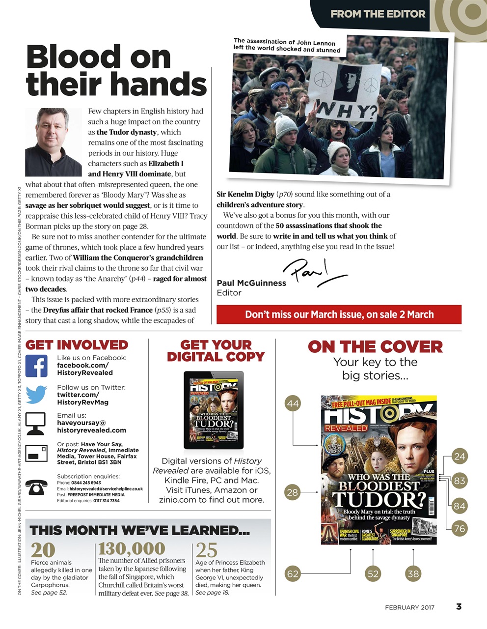 BBC History Revealed Magazine Preview Pages