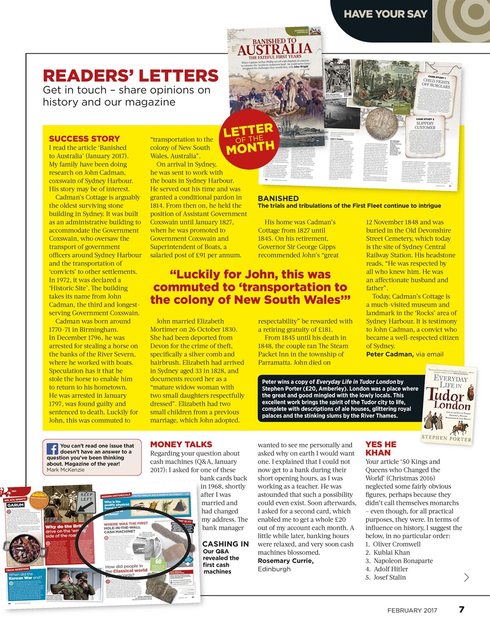 BBC History Revealed Magazine Preview Pages