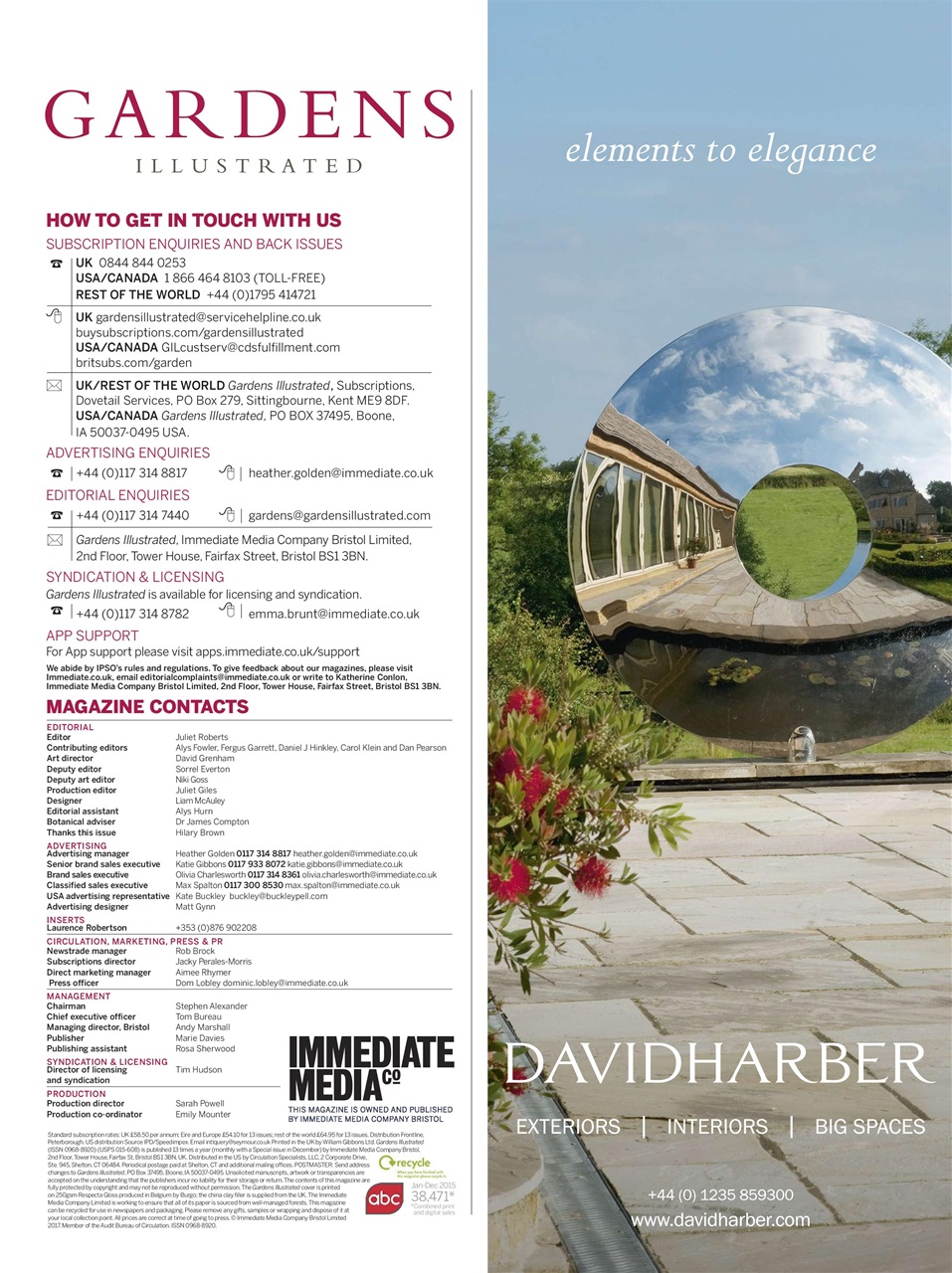 Gardens Illustrated Preview Pages