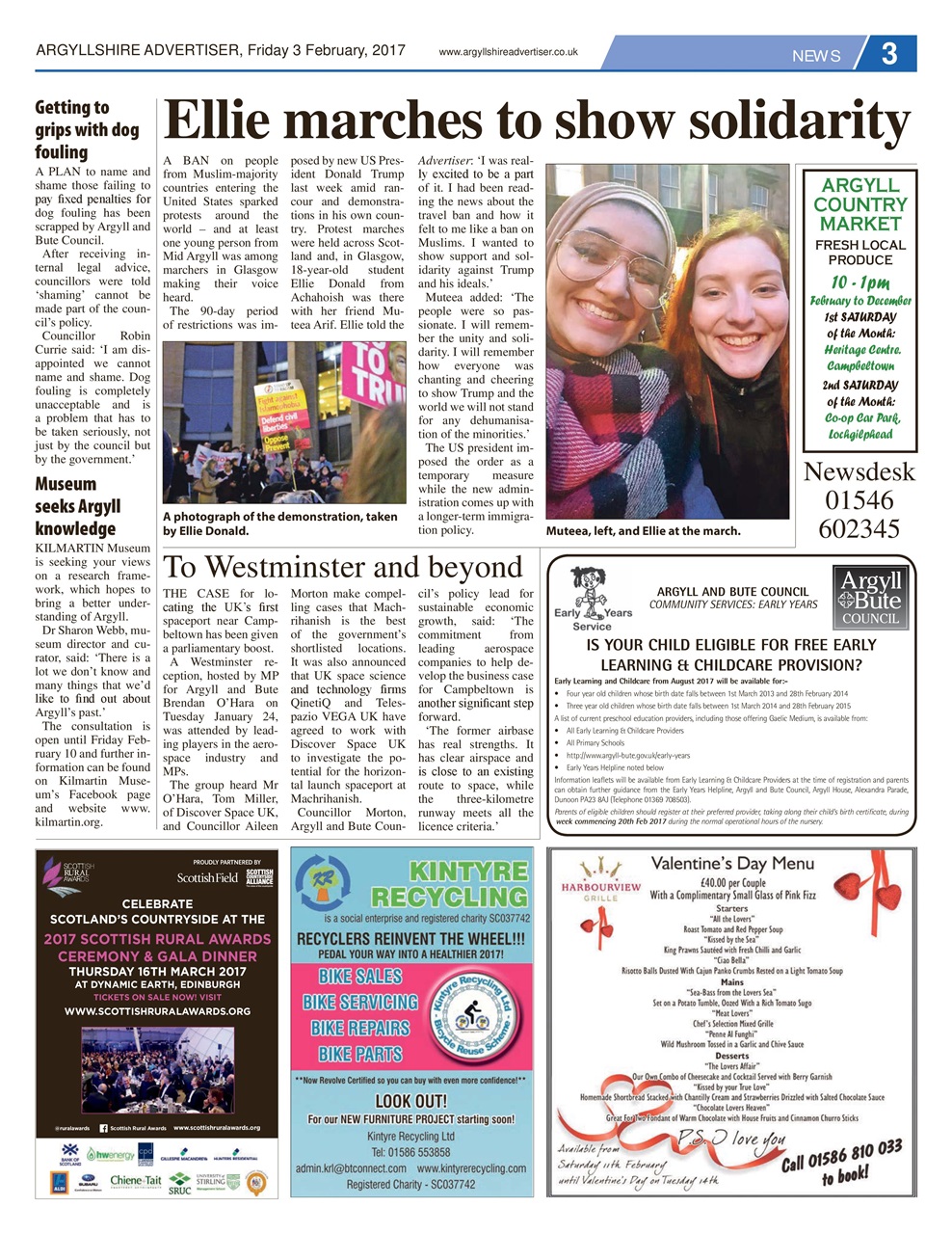 Argyllshire Advertiser Preview Pages