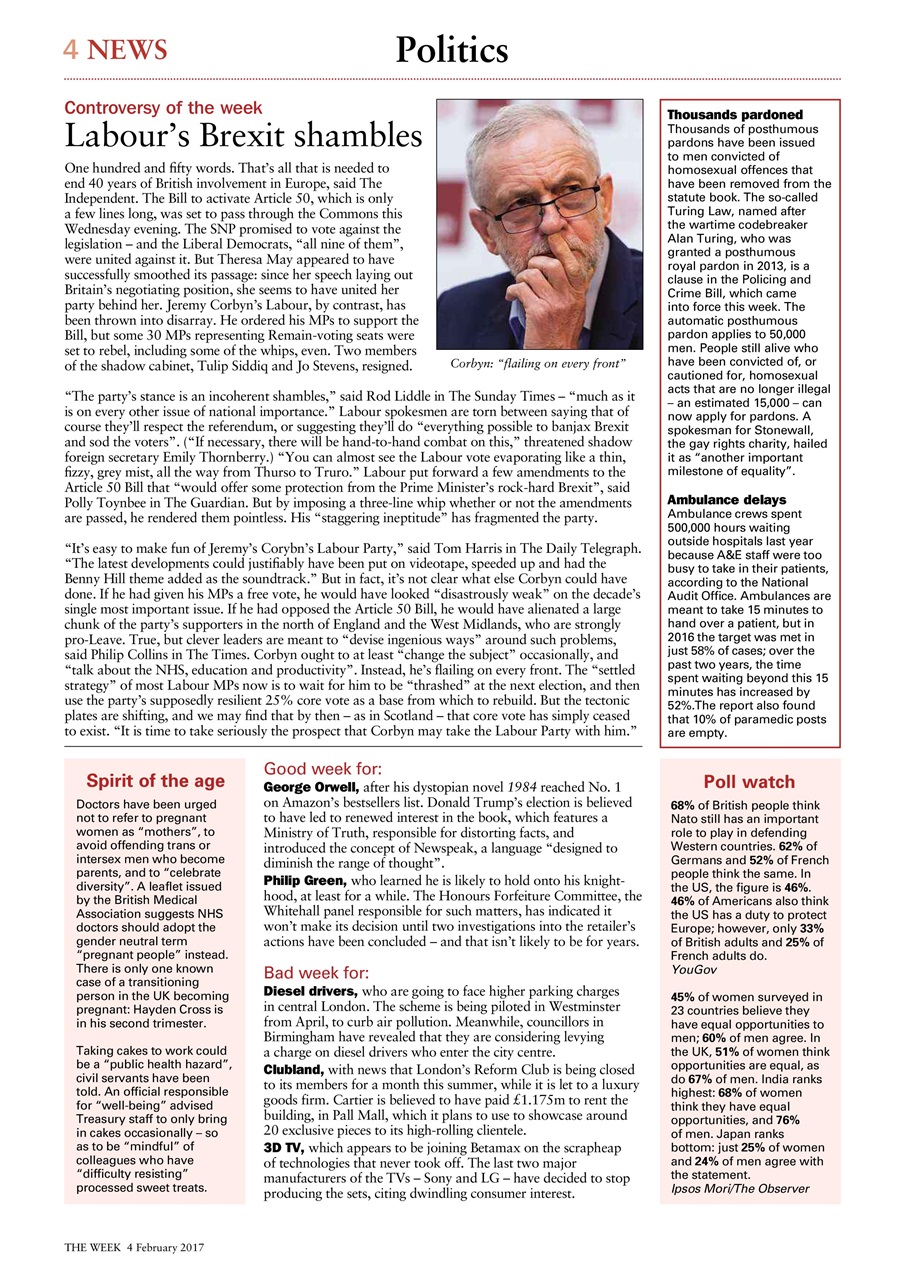 The Week Preview Pages