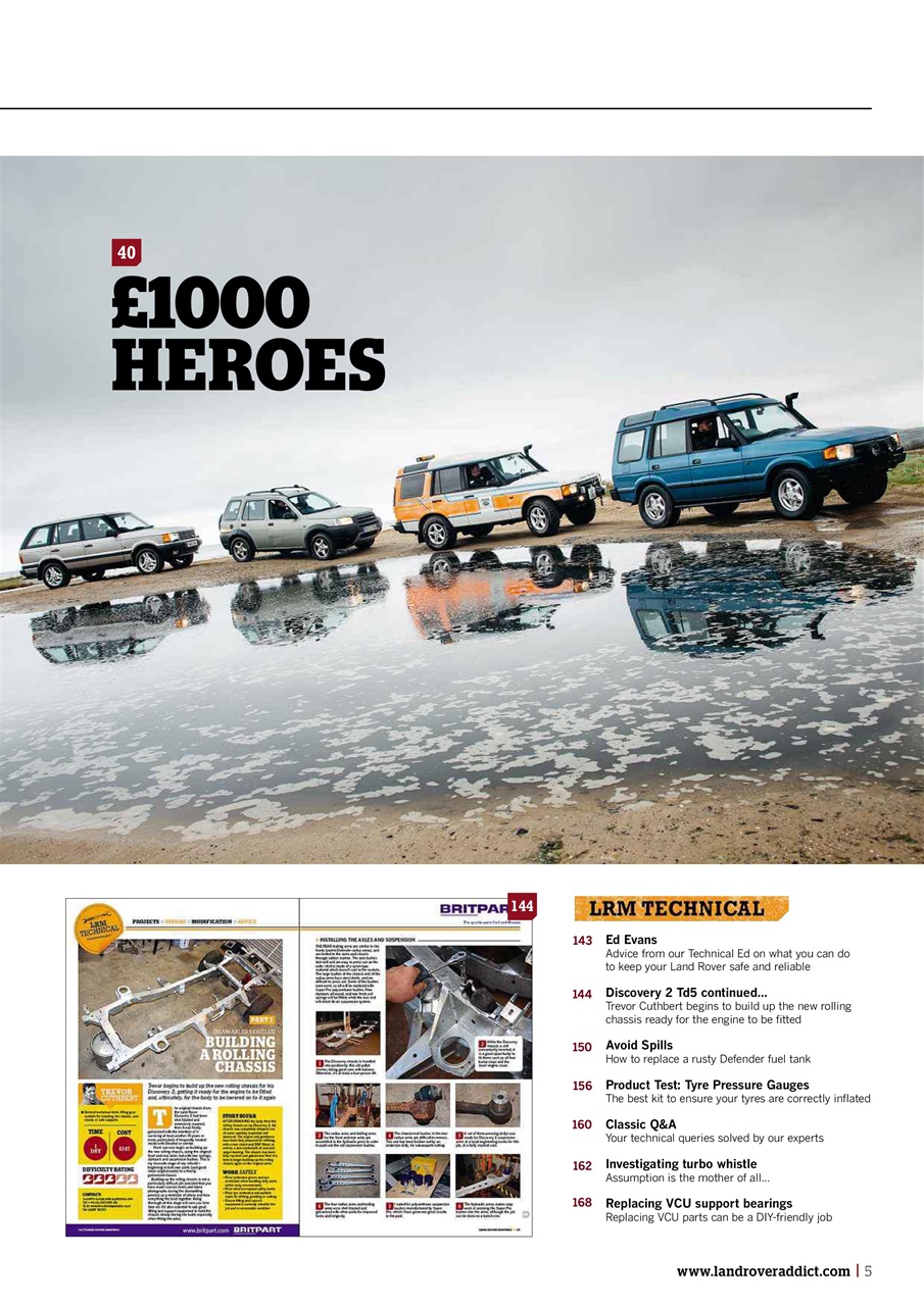 Land Rover Monthly Preview Pages