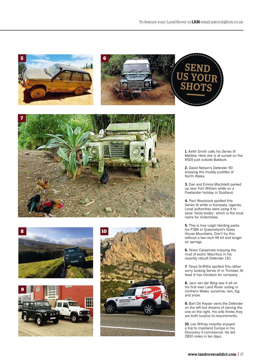 Land Rover Monthly Preview Pages