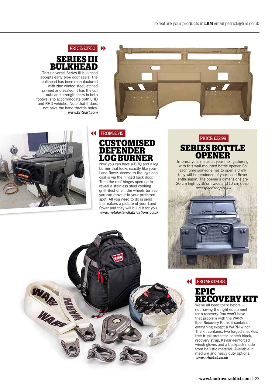 Land Rover Monthly Preview Pages