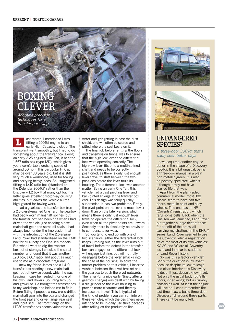 Land Rover Monthly Preview Pages