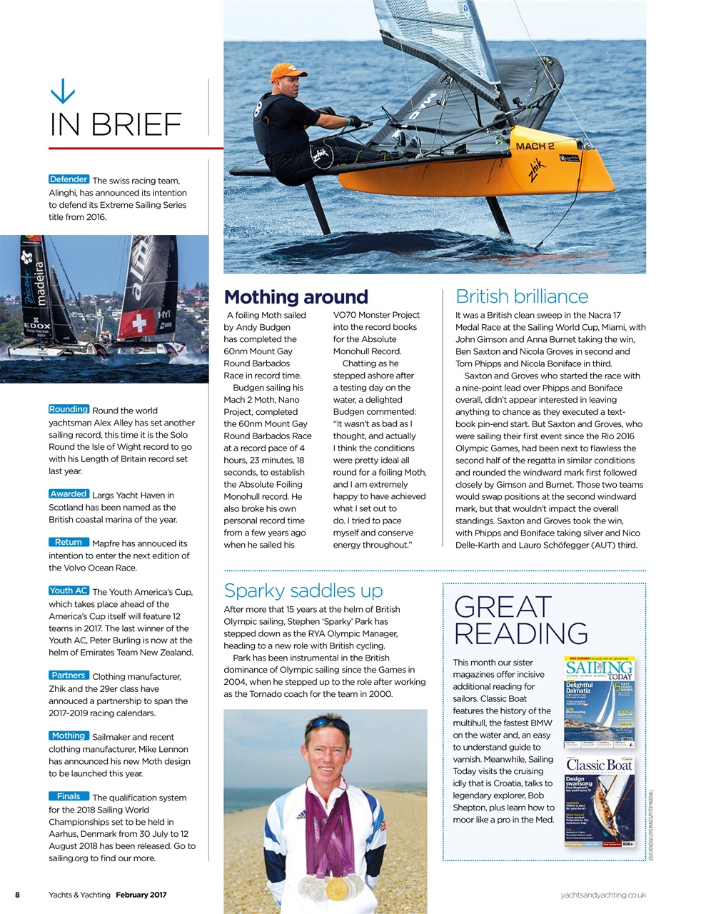 Yachts & Yachting Preview Pages
