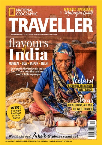 National Geographic Traveller UK issue December 2016