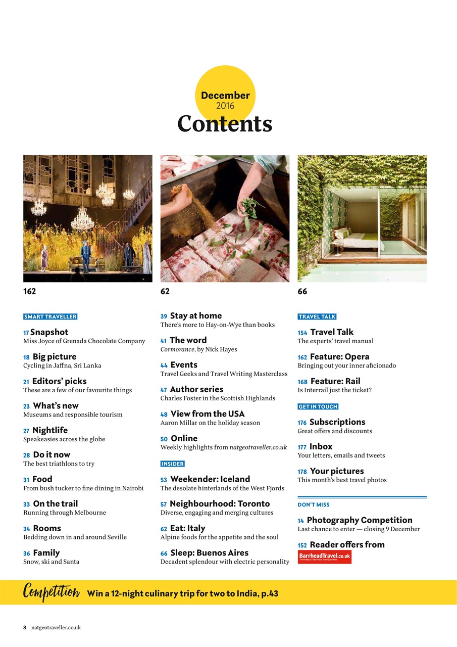 National Geographic Traveller UK Preview Pages