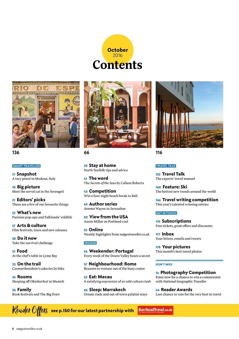 National Geographic Traveller UK Preview Pages