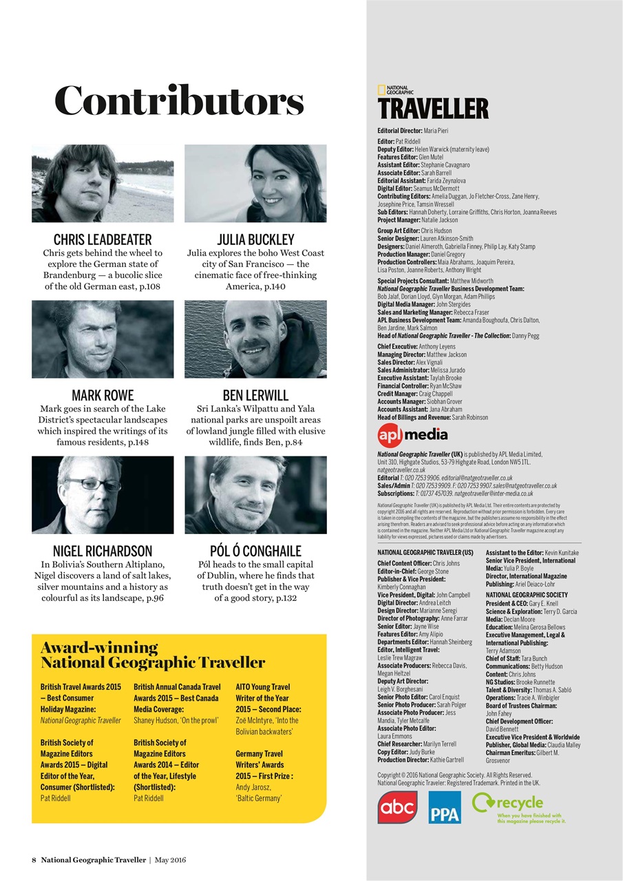 National Geographic Traveller UK Preview Pages