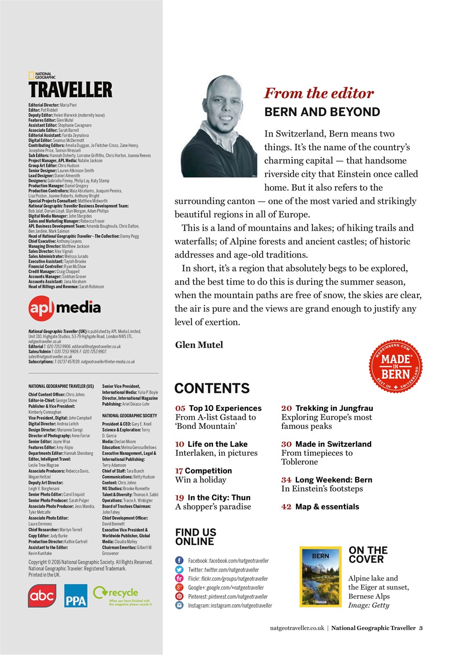 National Geographic Traveller UK Preview Pages
