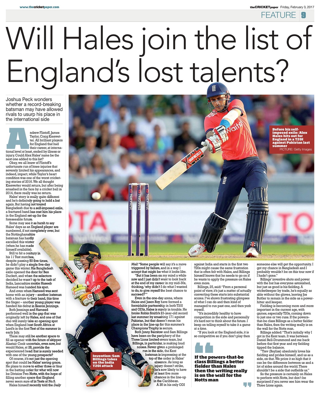 The Cricket Paper Preview Pages