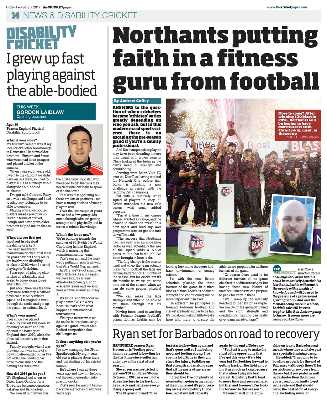 The Cricket Paper Preview Pages